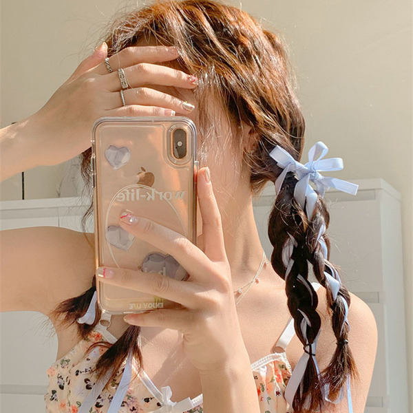 Pince à cheveux nœud en ruban satiné, accessoire coiffure femme et fille