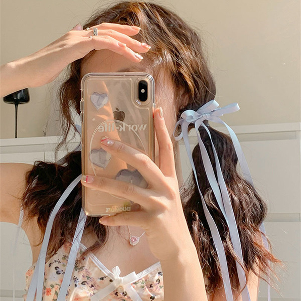 Pince à cheveux nœud en ruban satiné, accessoire coiffure femme et fille