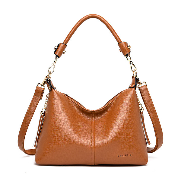 Sac à bandoulière femme avec glands style coréen en PU