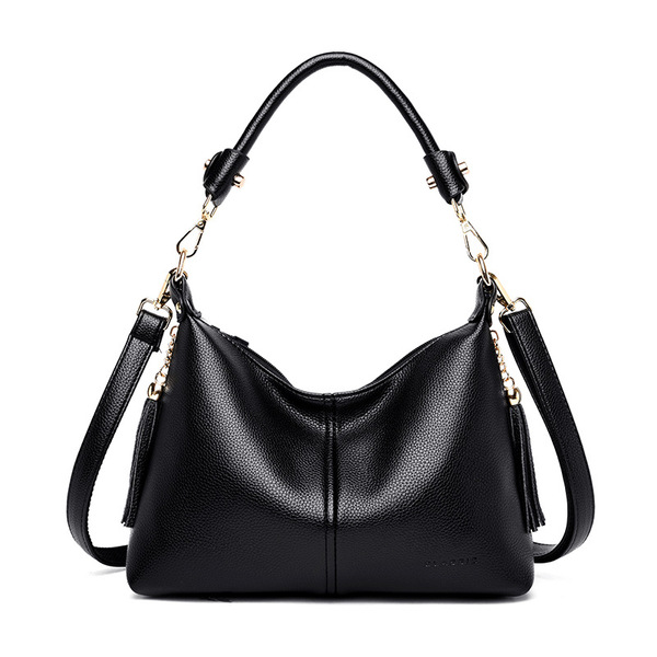 Sac à bandoulière femme avec glands style coréen en PU