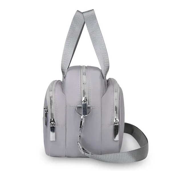 Sac à bandoulière femme en tissu Oxford, grande capacité et poche téléphone