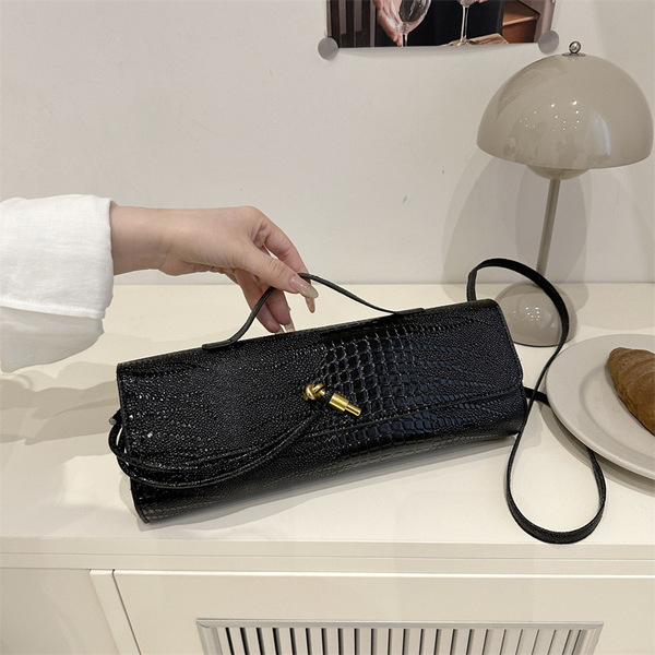 Sac à bandoulière femme petit carré en PU style urbain