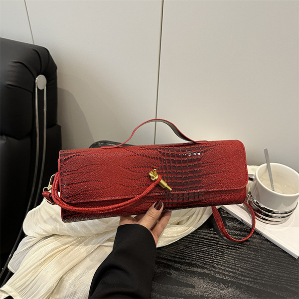 Sac à bandoulière femme petit carré en PU style urbain