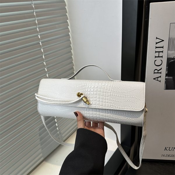 Sac à bandoulière femme petit carré en PU style urbain
