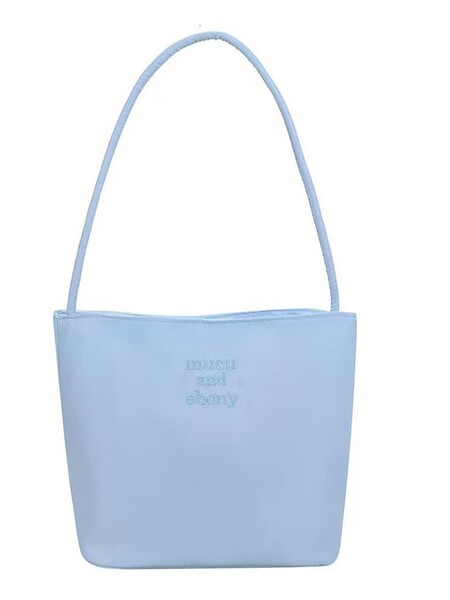Sac à bandoulière femme style coréen en nylon brodé, 27 x 20 x 10 cm