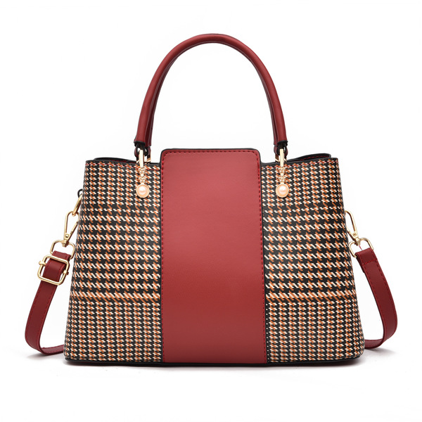 Sac à main femme en similicuir, bandoulière et poignée, style urbain