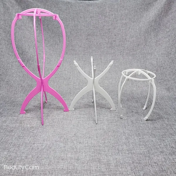 Support pliable pour perruques et chapeaux, rangement accessoires de coiffure