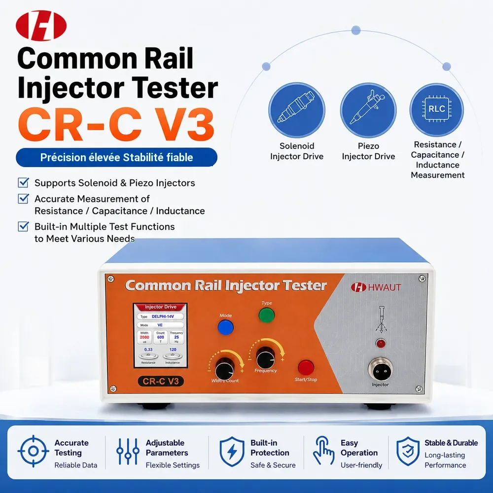 Testeur d'injecteur à rampe commune V3 CR-C, outil de signal ECU pour diagnostic